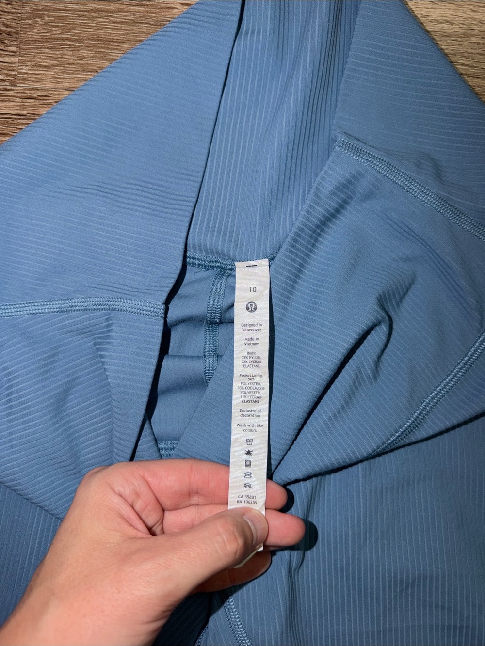 Lululemon Ribbed Leggings - Picture 3 of 3